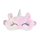 Máscara de Sono Infantil Pelúcia 3D Unicórnio - Super Macia Tie Dye - Lojas Morangoni